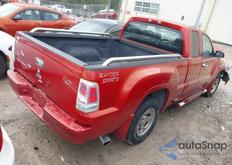 2008 Mitsubishi Raider Ls from USA, damaged, VIN 1Z7HC22K78S587113